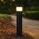 Commercial Strength Solar Bollard Light Black 80cm 200lm IP65 Commercial Strength Solar Bollard Light Black 80cm 200lm IP65